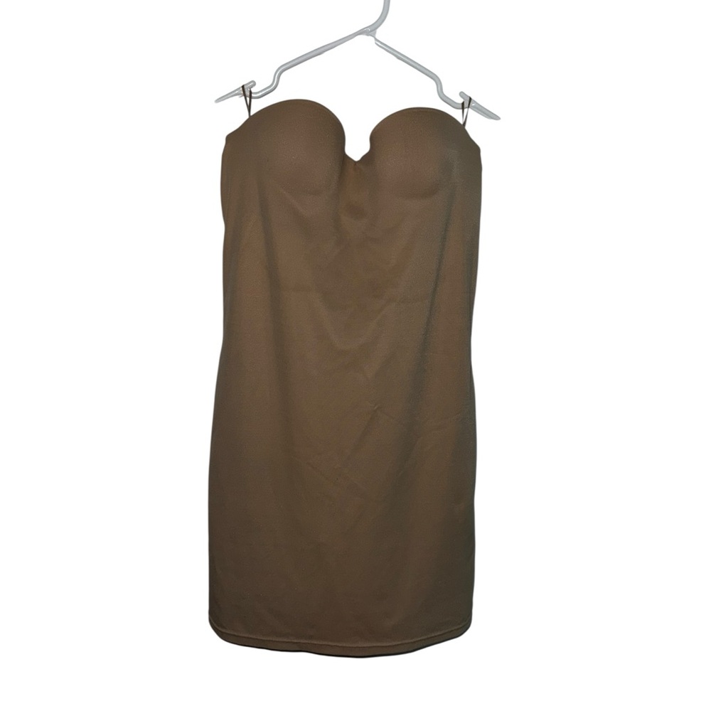Victoria’s Secret Neutral Slip Shapewear Strapless Tan Dress - Womens Size 36B